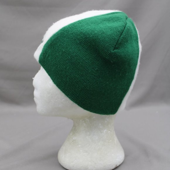 Saskatchewan Roughriders Beanie - 3 Striper with Logo - Adult Stretch Fit - Picture 4 of 8